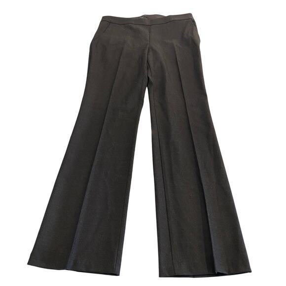 Eileen‎ Fisher Wool Blend Gray Pleated Trousers Dress Pants Size 8 - Picture 1 of 10